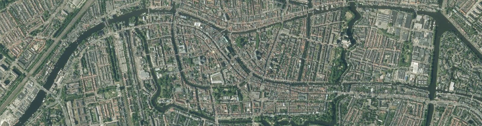 Luchtfoto van Binnenstad-Zuid