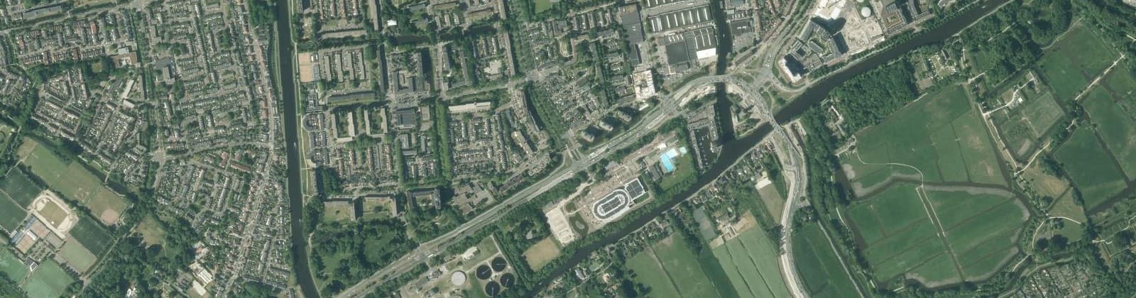Luchtfoto van Bos- en Gasthuisdistrict