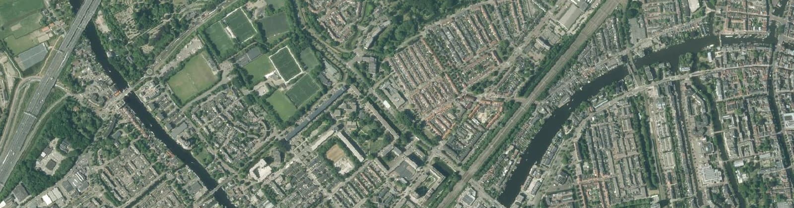 Luchtfoto van Morsdistrict