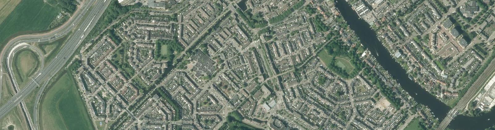 Luchtfoto van Stevenshofdistrict