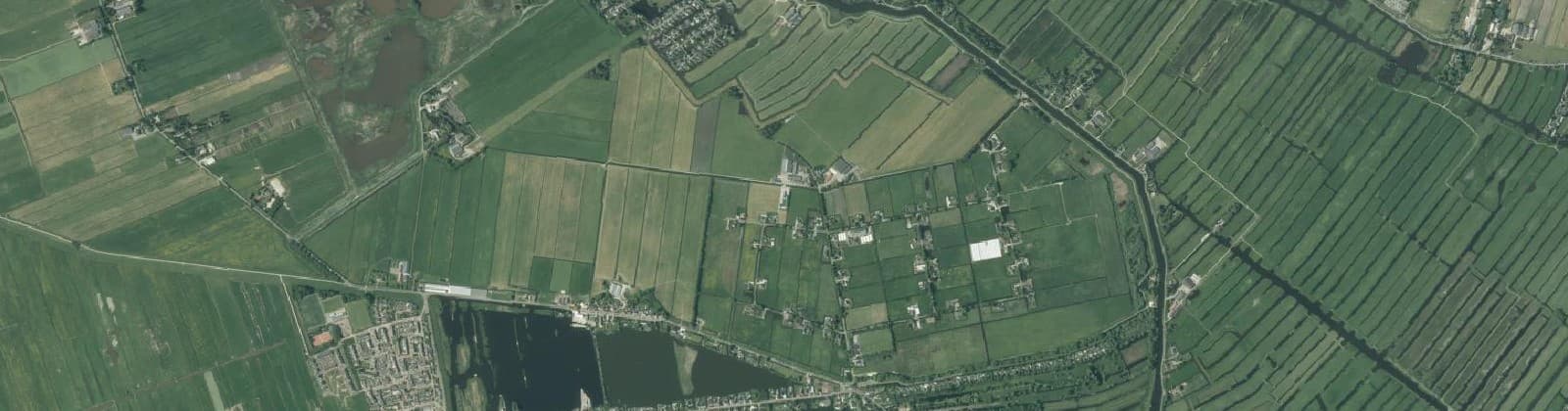 Luchtfoto van Kern Noordse Dorp