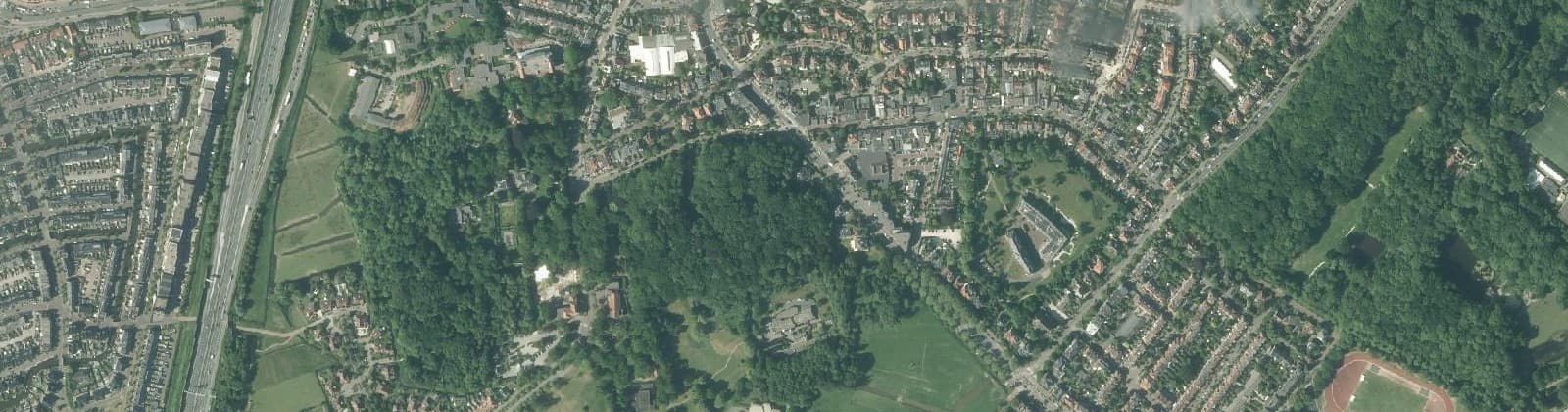 Luchtfoto van Oud Oegstgeest