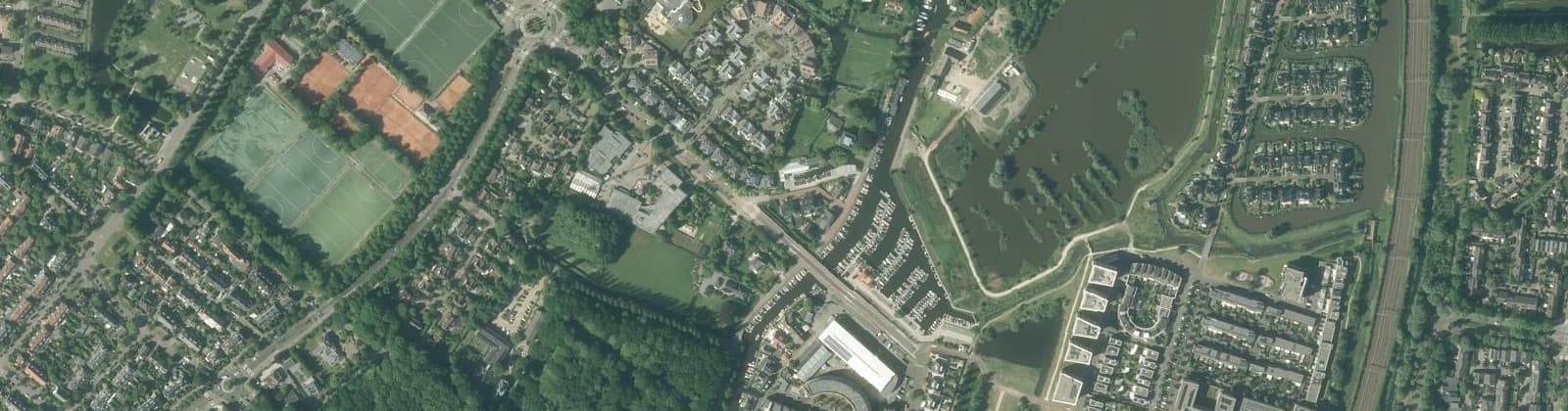 Luchtfoto van De Kwaak