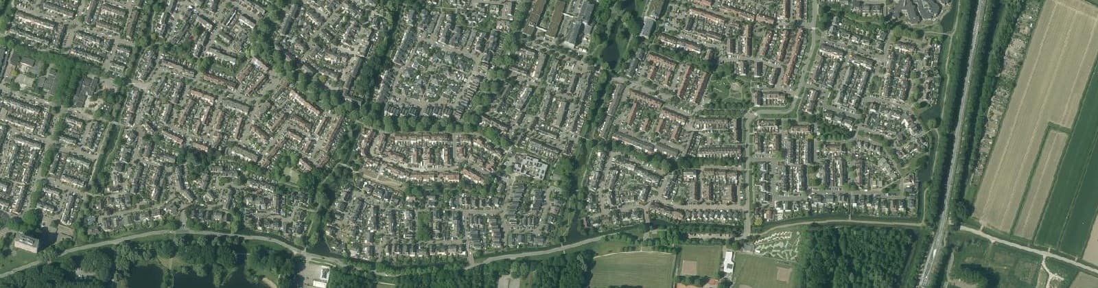 Luchtfoto van Drievliet