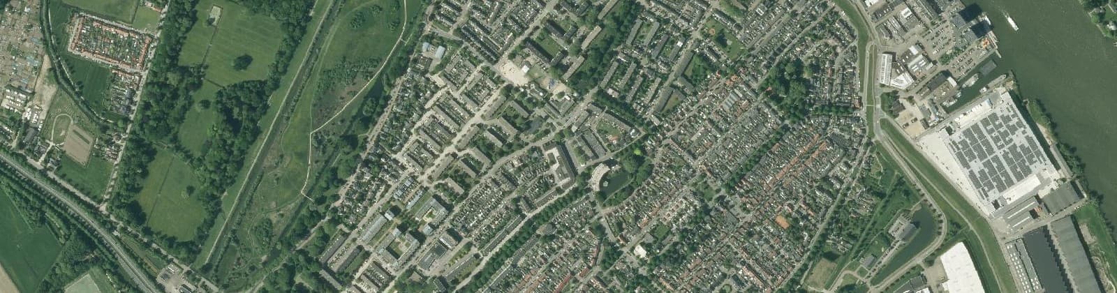 Luchtfoto van Slikkerveer