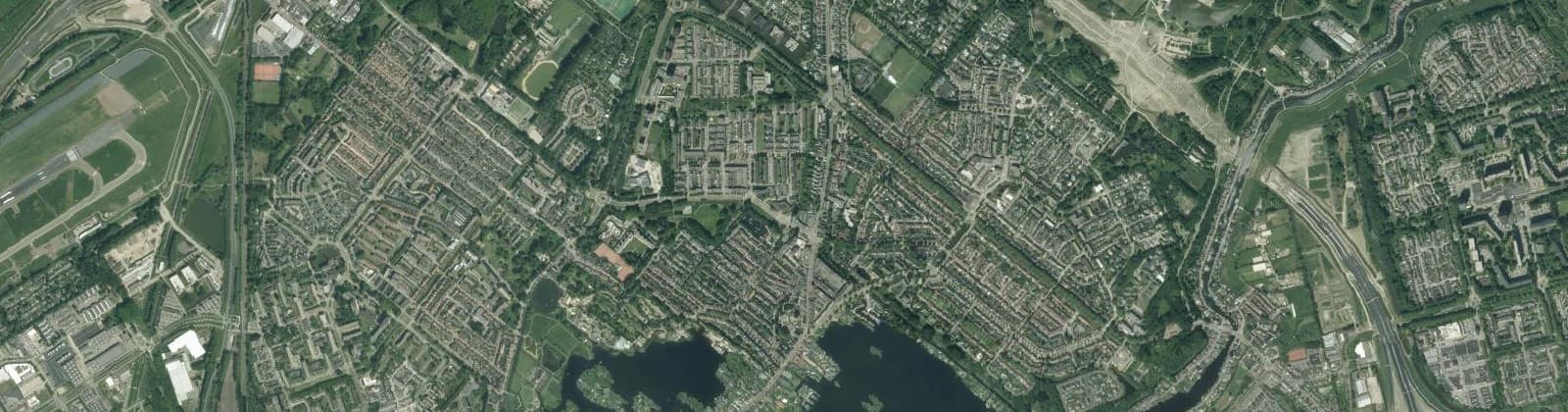 Luchtfoto van Hillegersberg-Schiebroek