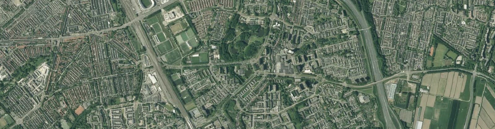 Luchtfoto van IJsselmonde