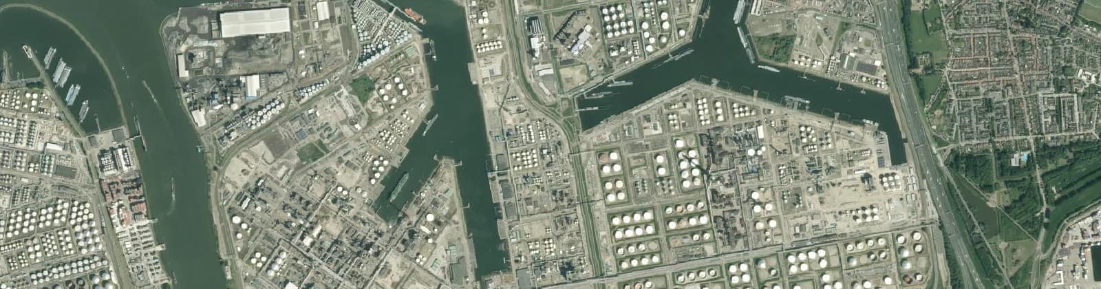 Luchtfoto van Vondelingenplaat