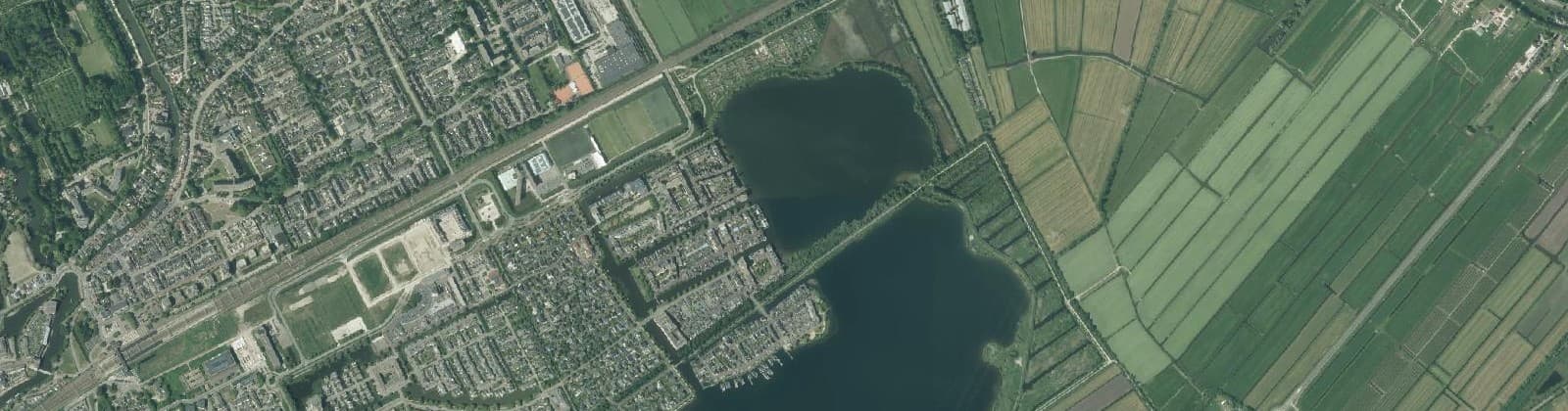 Luchtfoto van Wijk 05 Buitengebied Woerden-Oost