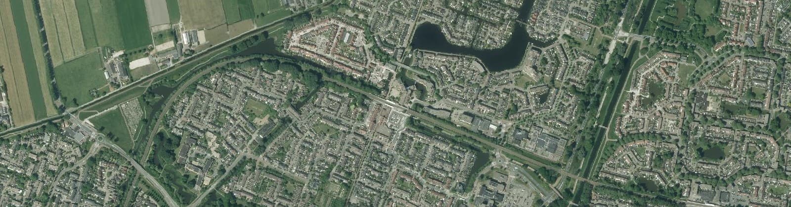 Luchtfoto van De Leyens