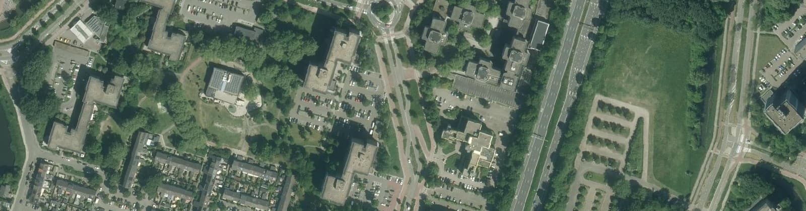 Luchtfoto van Ontwikkelwijk