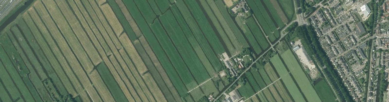 Luchtfoto van Westeinde