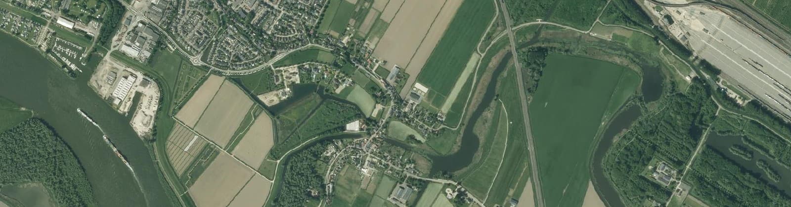 Luchtfoto van Wijk 09 Landelijk gebied Heerjansdam