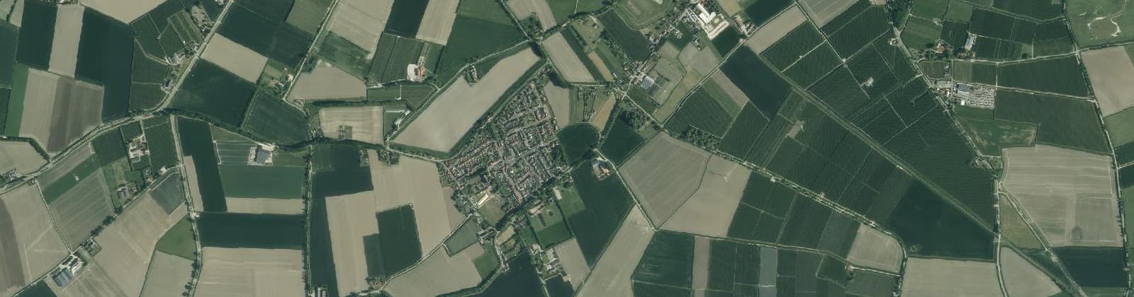 Luchtfoto van Kwadendamme