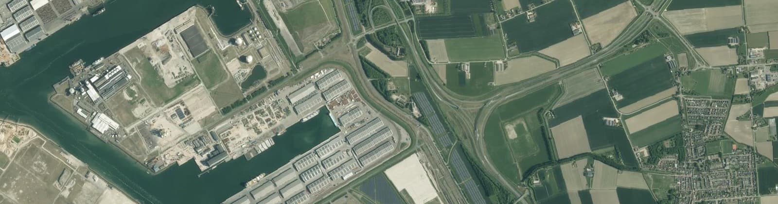 Luchtfoto van Nieuwdorp