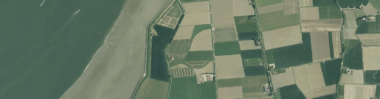 Luchtfoto van Ossenisse