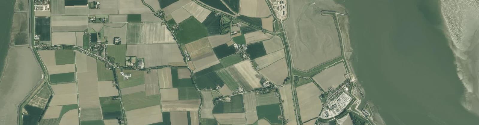 Luchtfoto van Walsoorden