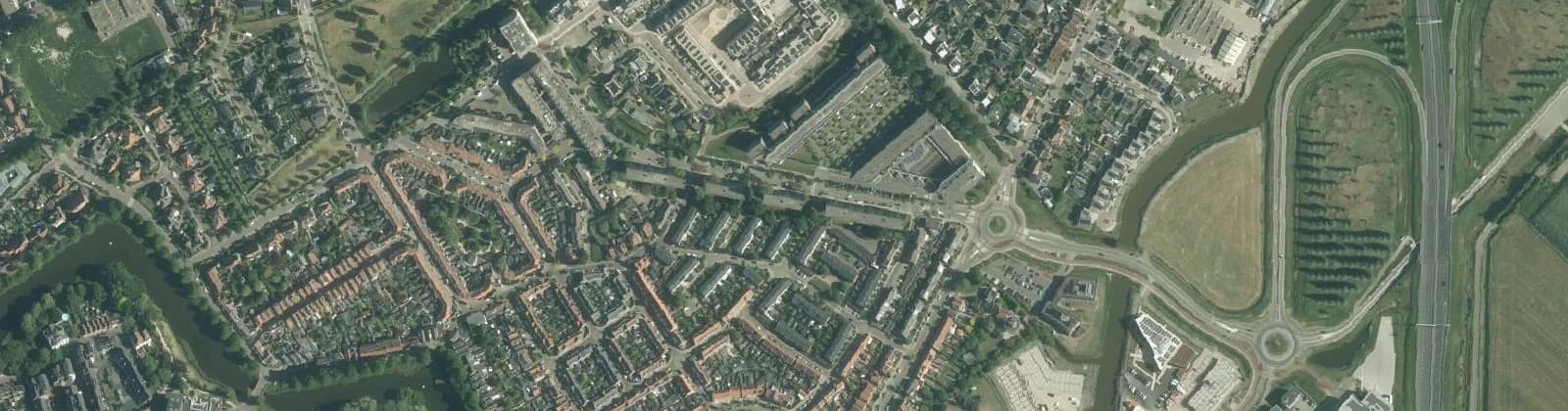 Luchtfoto van Nieuw Middelburg