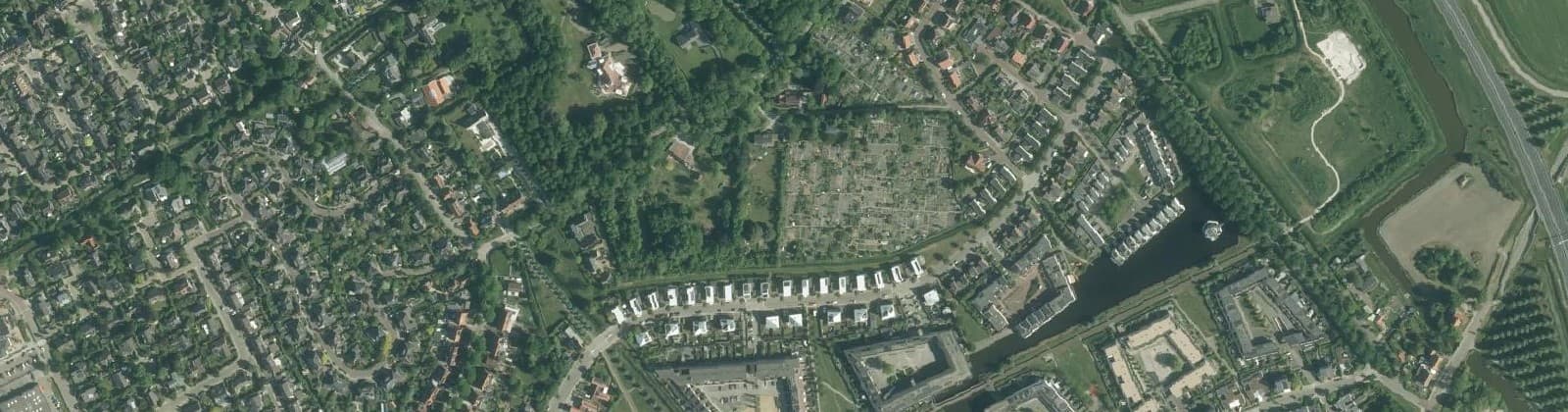 Luchtfoto van Veersepoort
