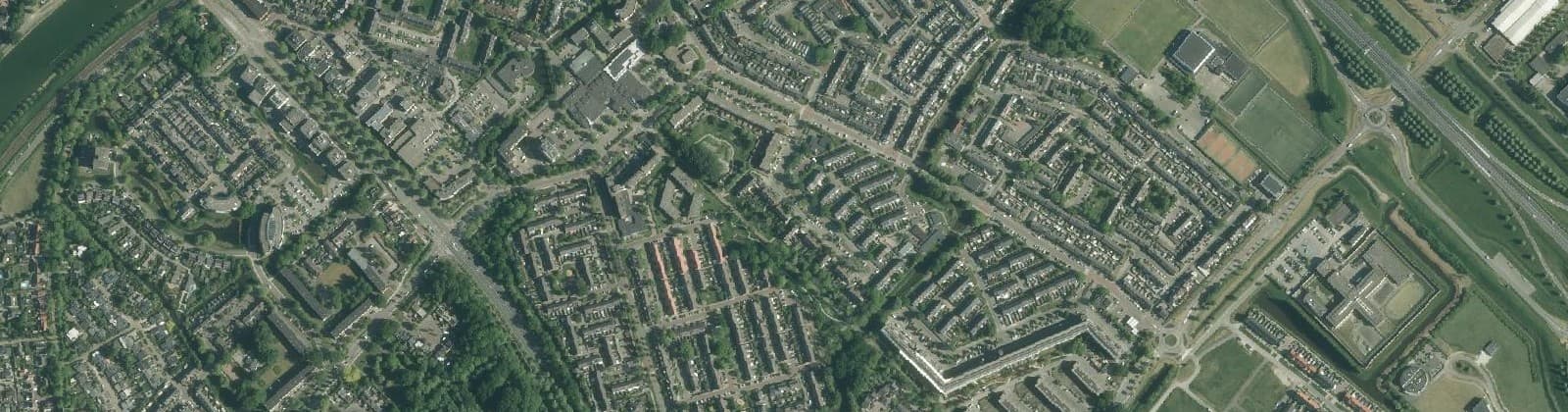 Luchtfoto van Dauwendaele