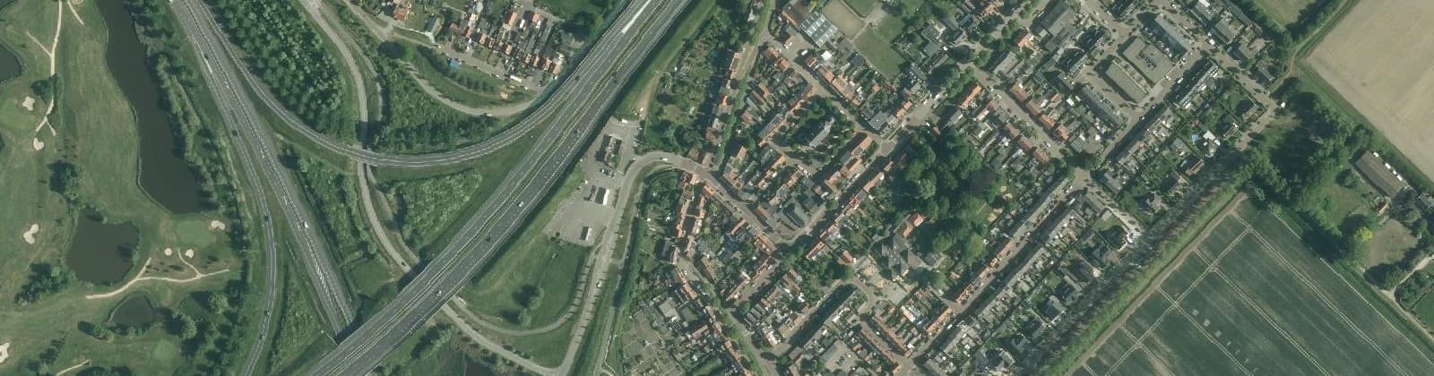 Luchtfoto van Nieuw- en Sint Joosland