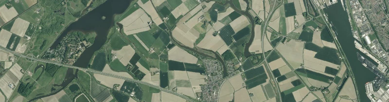 Luchtfoto van Buitengebied Hoek