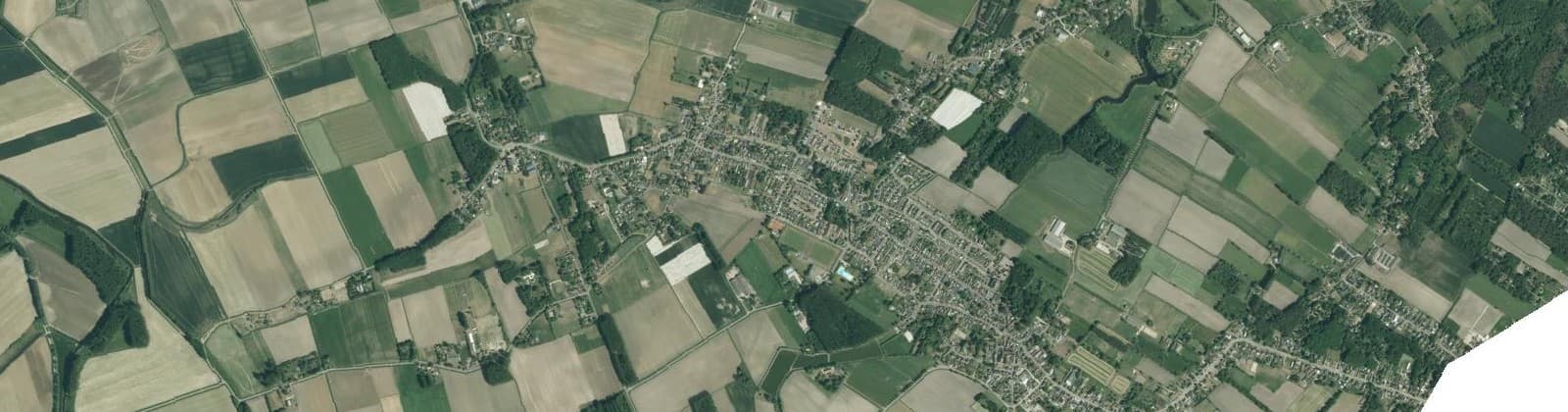 Luchtfoto van Kern Koewacht