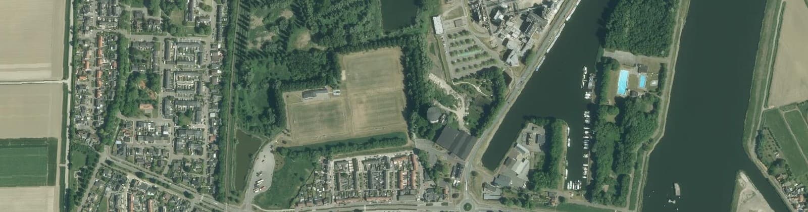 Luchtfoto van Kern Sas van Gent
