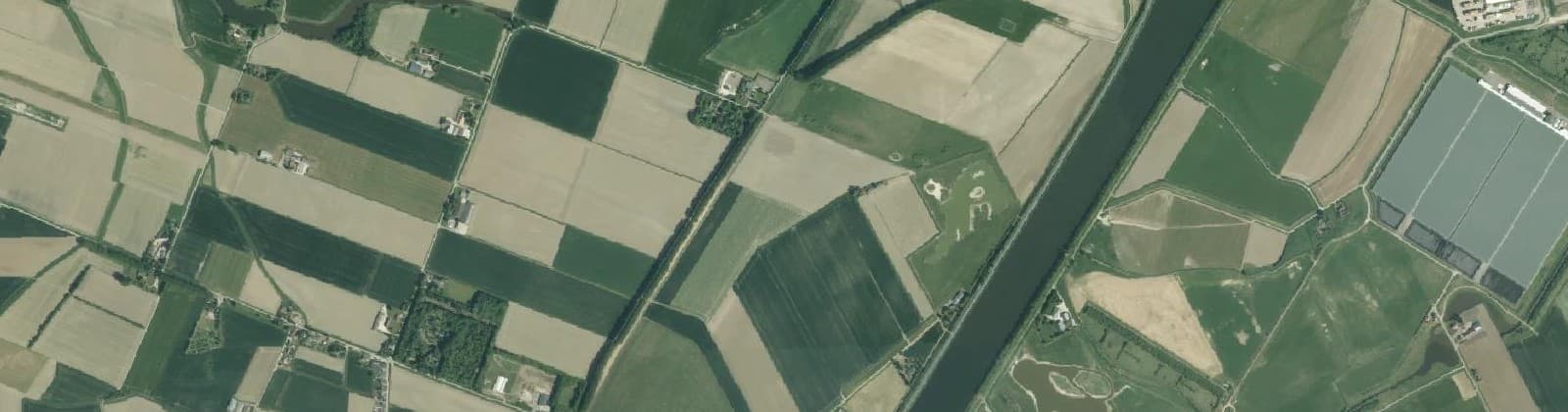 Luchtfoto van Buitengebied Sas van Gent