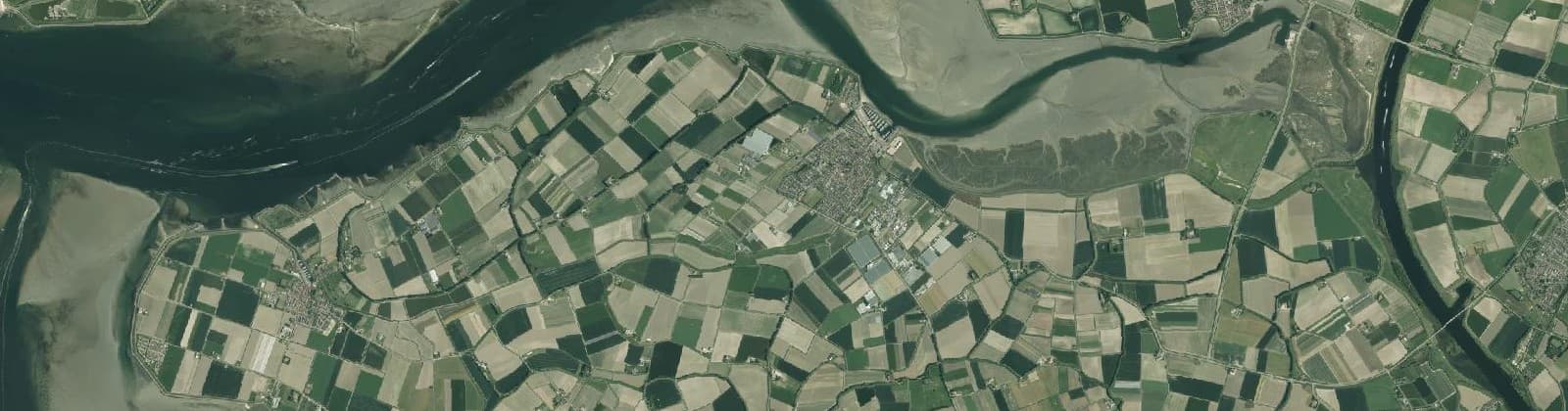 Luchtfoto van Sint-Annaland