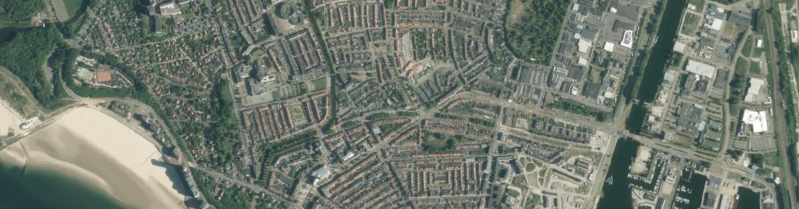 Luchtfoto van Middengebied