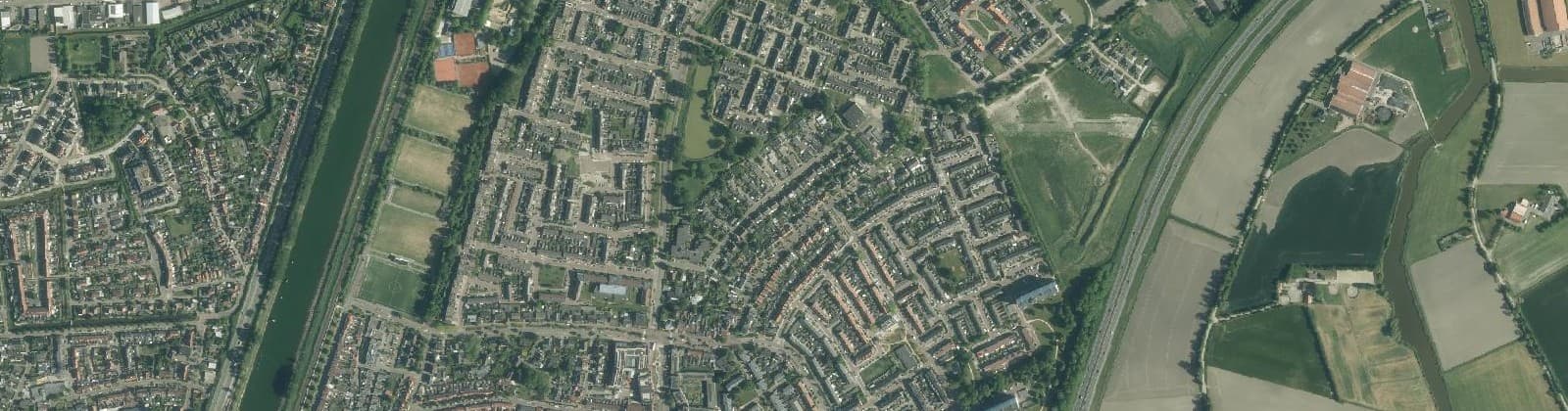 Luchtfoto van Oost-Souburg
