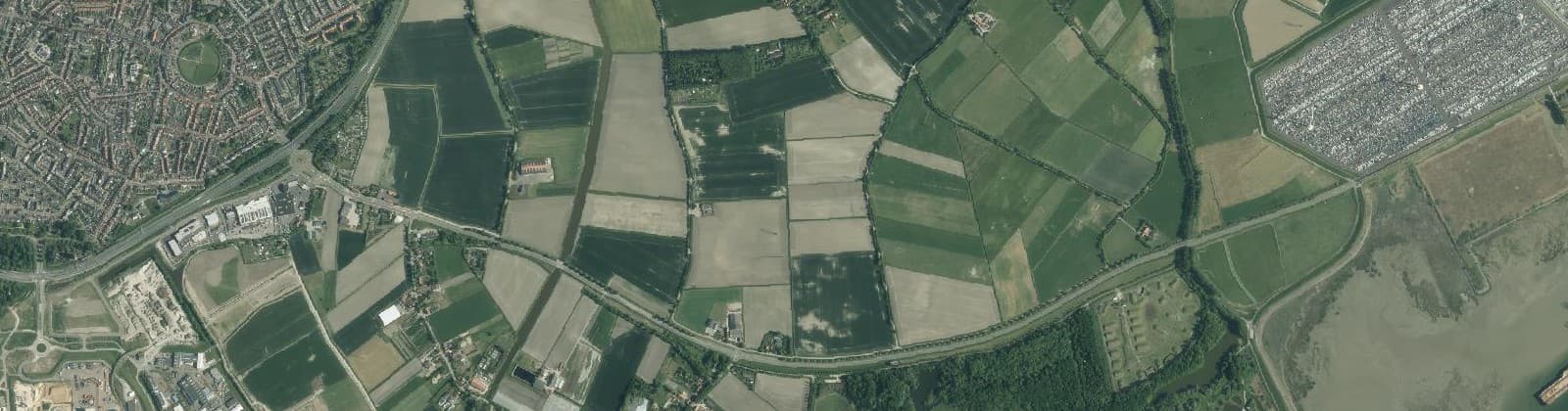 Luchtfoto van Ritthem e.o.