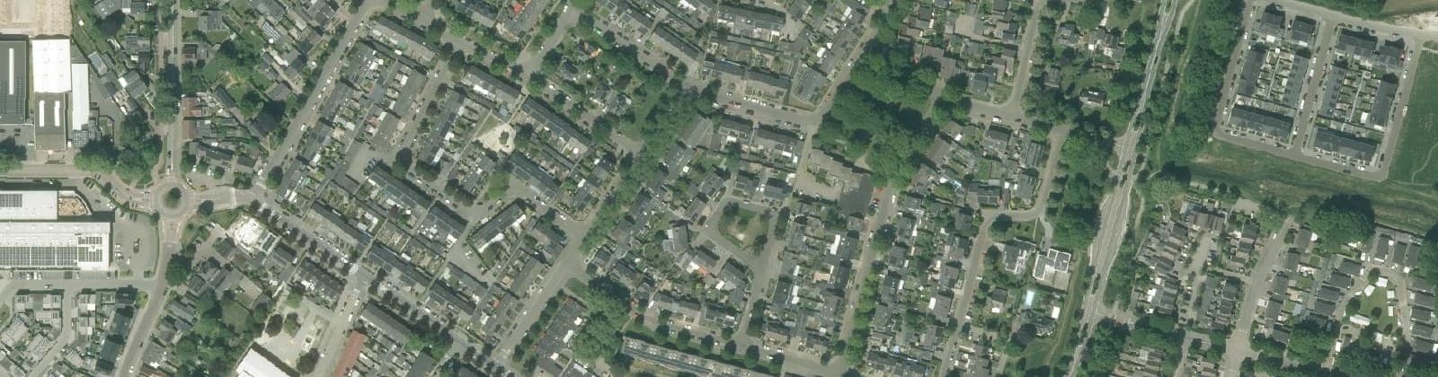 Luchtfoto van Asten noord