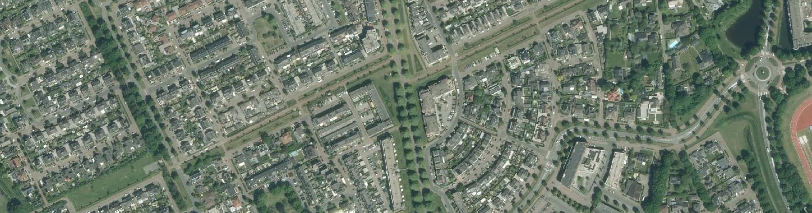 Luchtfoto van Heivelden