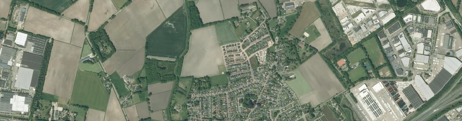 Luchtfoto van Duizel