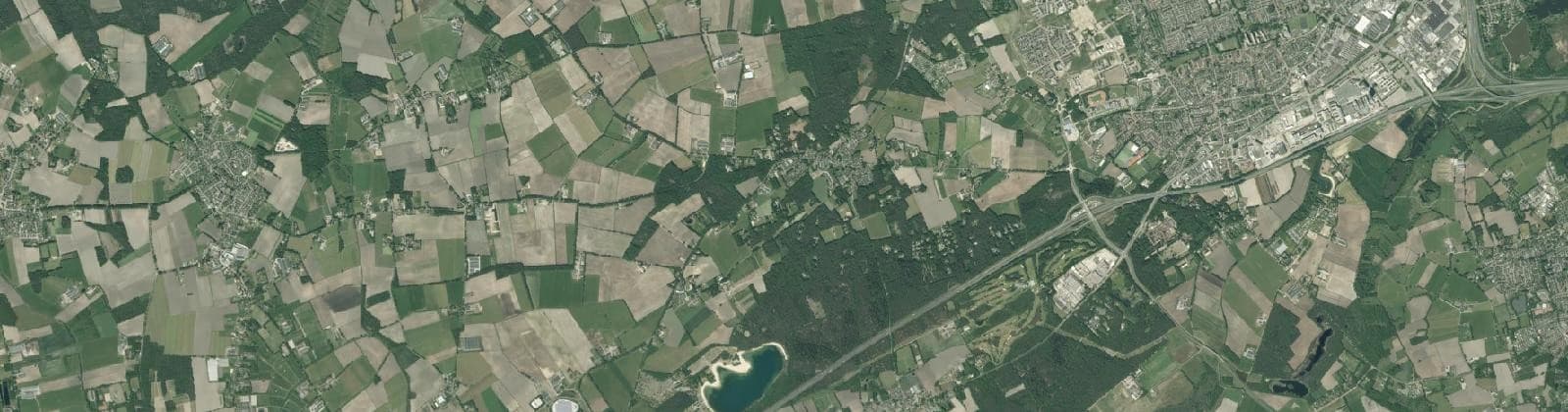 Luchtfoto van Knegsel