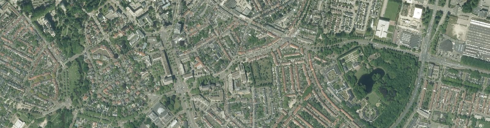 Luchtfoto van Oud-Stratum