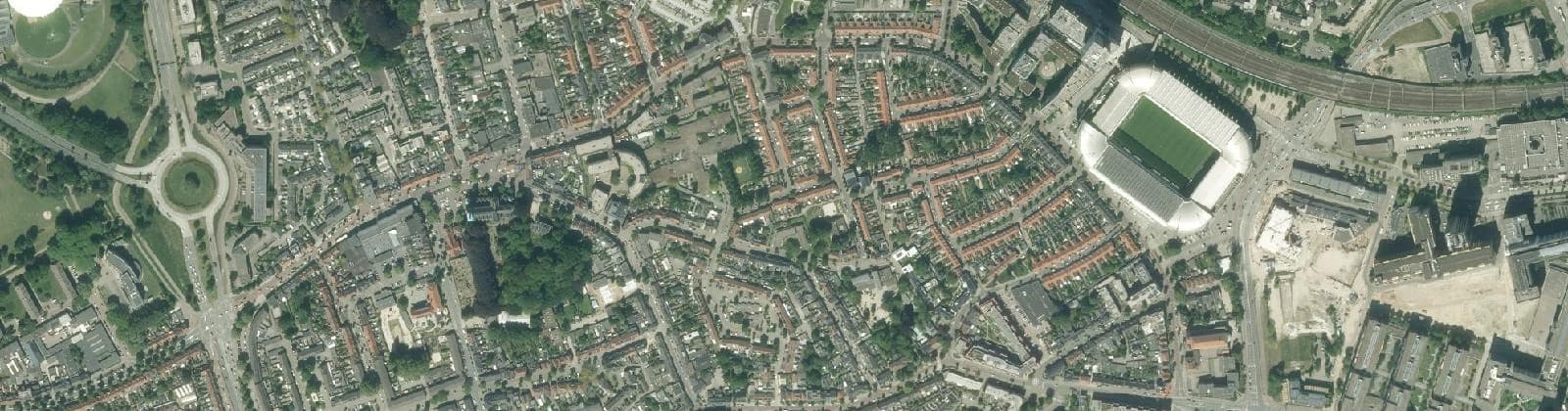 Luchtfoto van Oud-Strijp