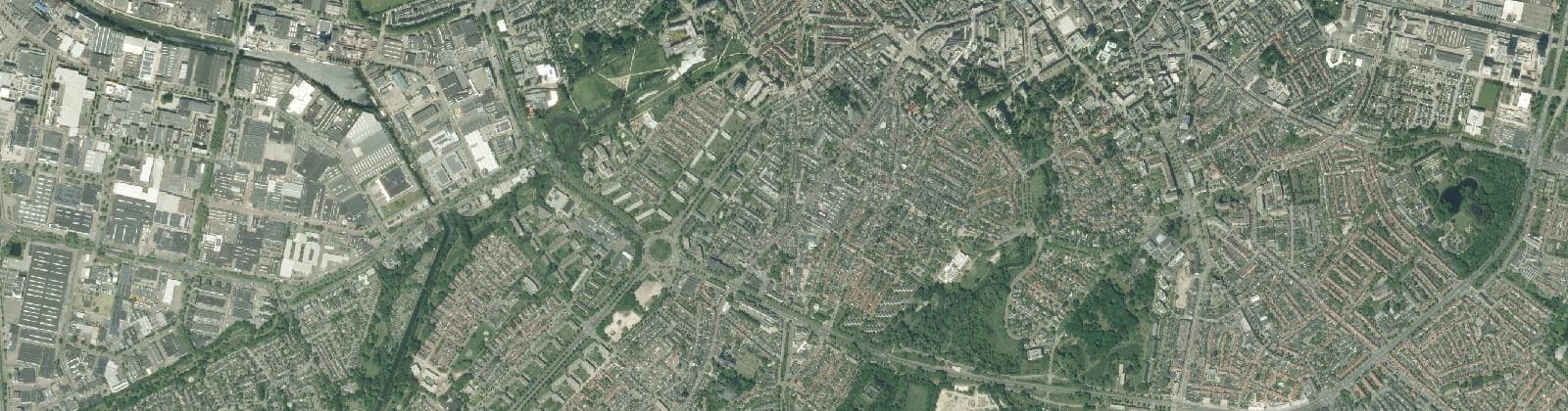 Luchtfoto van Rozenknopje