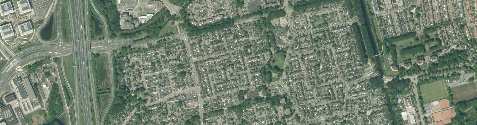 Luchtfoto van Gestelse Ontginning
