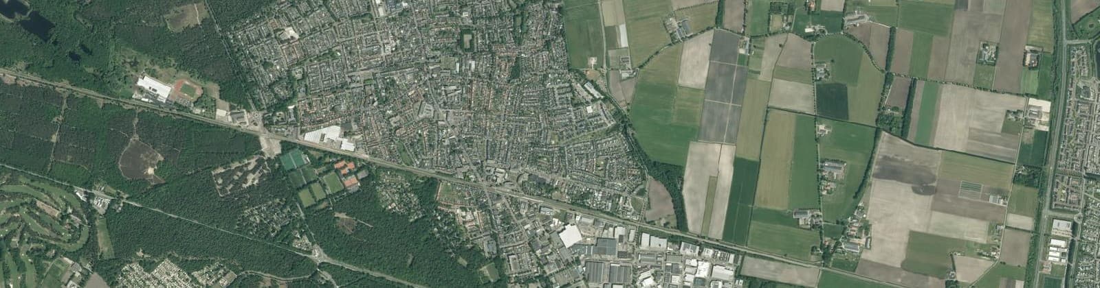 Luchtfoto van Rijen