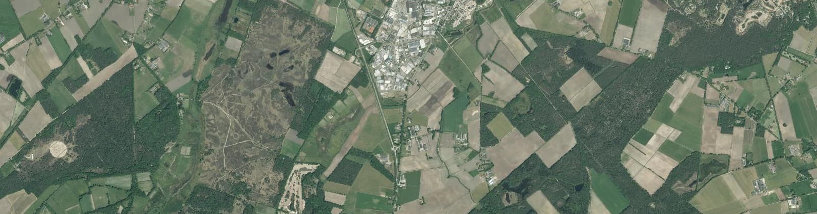 Luchtfoto van Wijk 14 Verspreide huizen Goirle