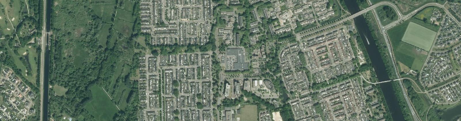 Luchtfoto van Wijk 12 Helmond-Noord