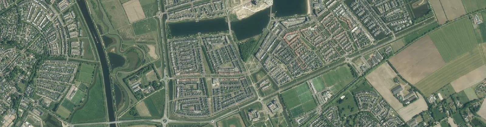 Luchtfoto van De Groote Wielen