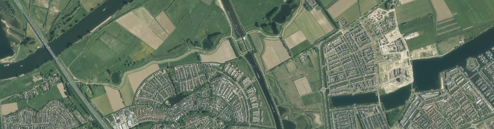 Luchtfoto van Empel