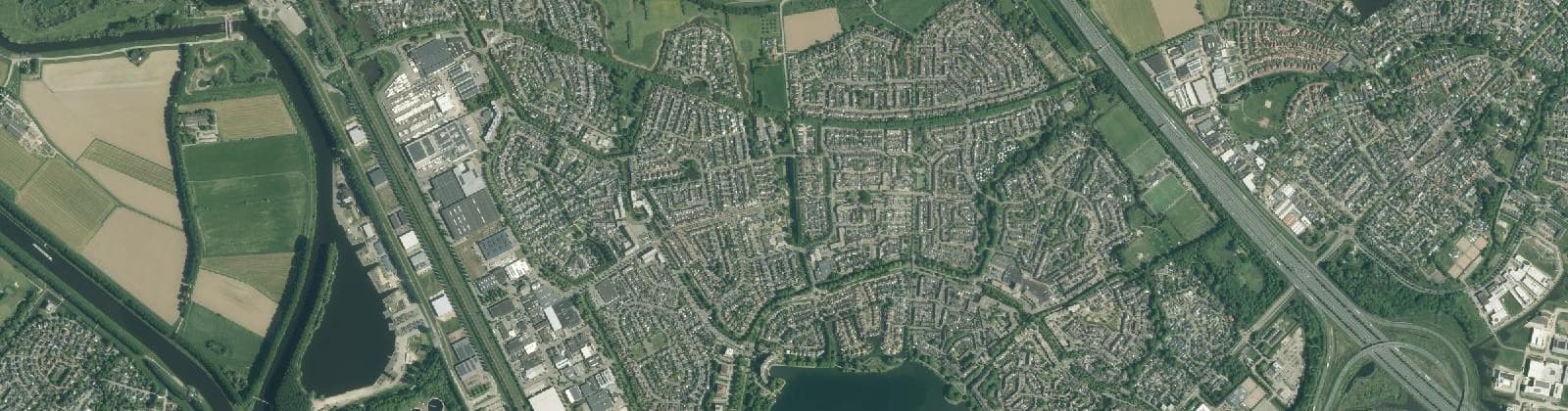 Luchtfoto van Maaspoort