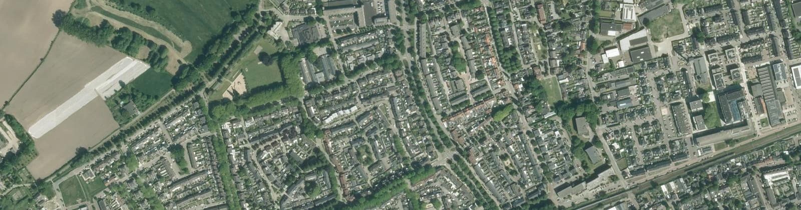 Luchtfoto van Pannenschuur