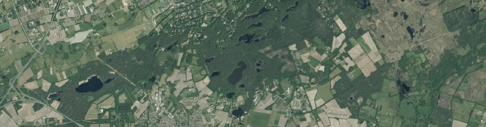 Luchtfoto van buitengebied Oisterwijk Zuid