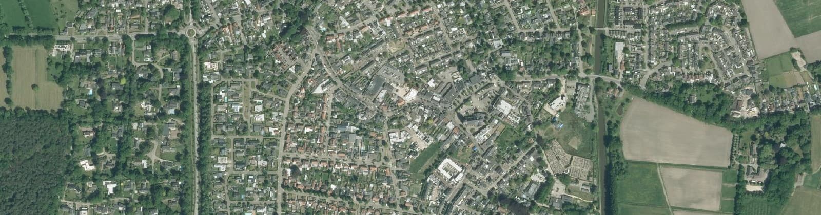 Luchtfoto van Dorp Moergestel